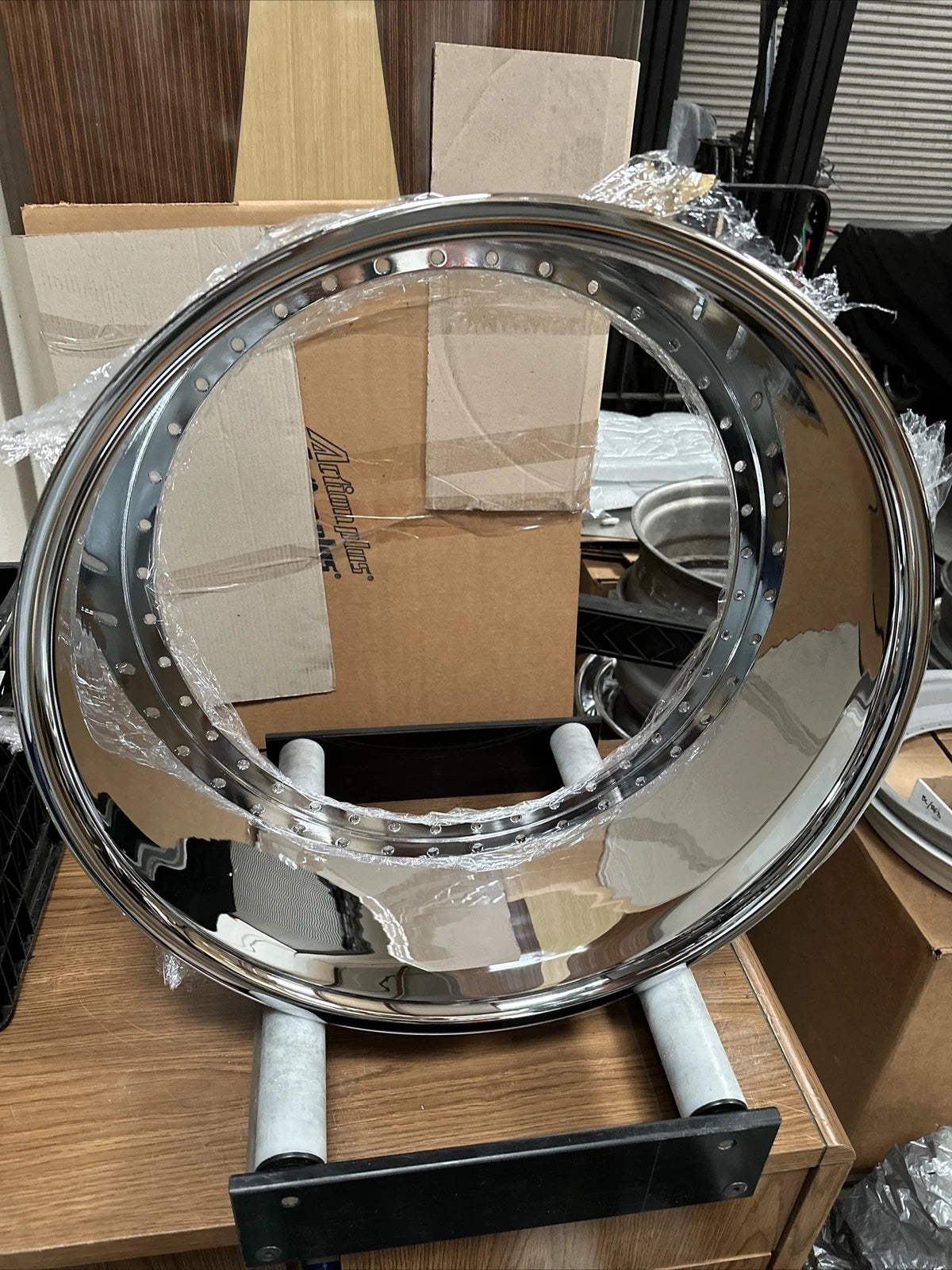 24" × 6.0” Outer Step Lip Rolled Chrome fits all 3pc Wheel Esr,Asanti Adv1 Al13