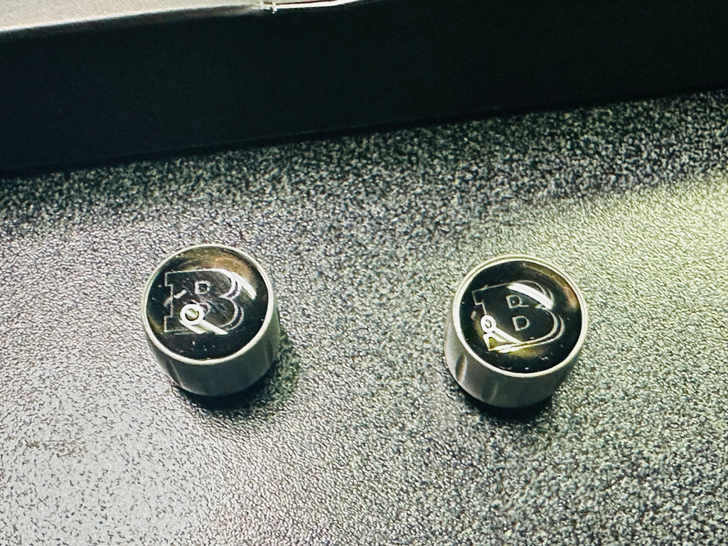 Brabus Valve Stem Caps - Genuine Set of 4 Pcs