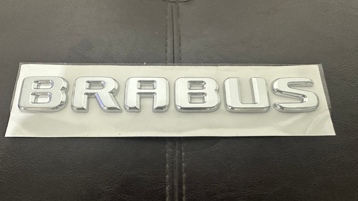 BRABUS TRUNK LOGO BADGE EMBLEM IN CHROME Made By Brabus