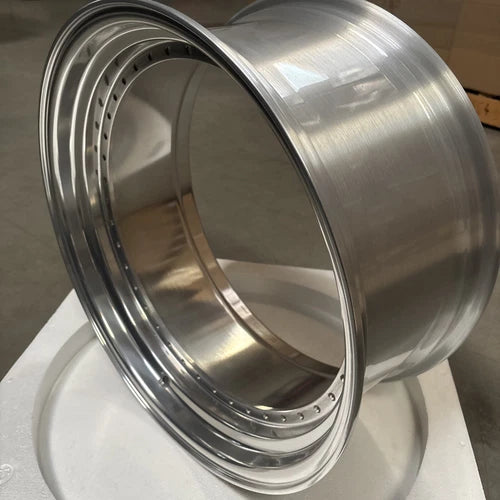 20" Step Barrel with 2.25" or 3.5" Lip Flow Form, 40 Holes US. Standard for 2-Piece Wheel, RAW or Polished