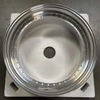 20" Step Barrel with 2.25" or 3.5" Lip Flow Form, 40 Holes US. Standard for 2-Piece Wheel, RAW or Polished