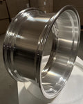 20" Step Barrel with 2.25" or 3.5" Lip Flow Form, 40 Holes US. Standard for 2-Piece Wheel, RAW or Polished