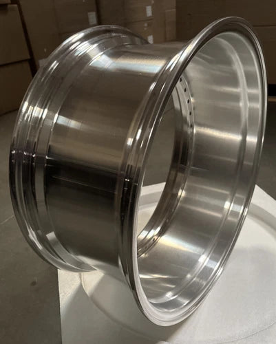 20" Step Barrel with 2.25" or 3.5" Lip Flow Form, 40 Holes US. Standard for 2-Piece Wheel, RAW or Polished